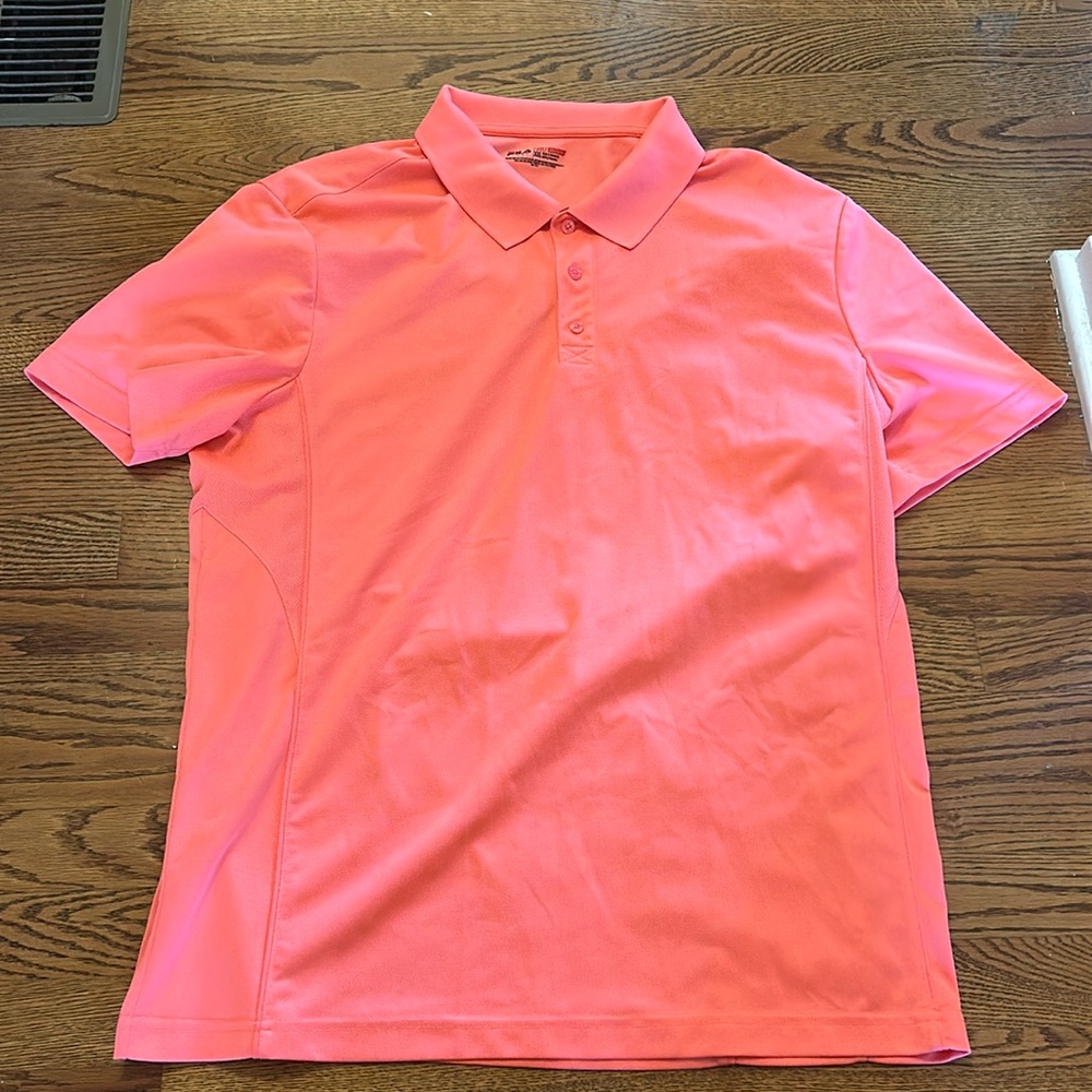 Fila men’s golf shirt size XXL.  Pink color.  Great condition